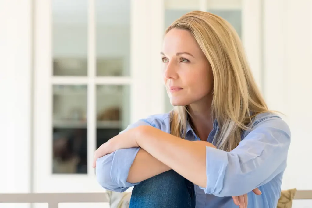 Thoughtful Mature Woman