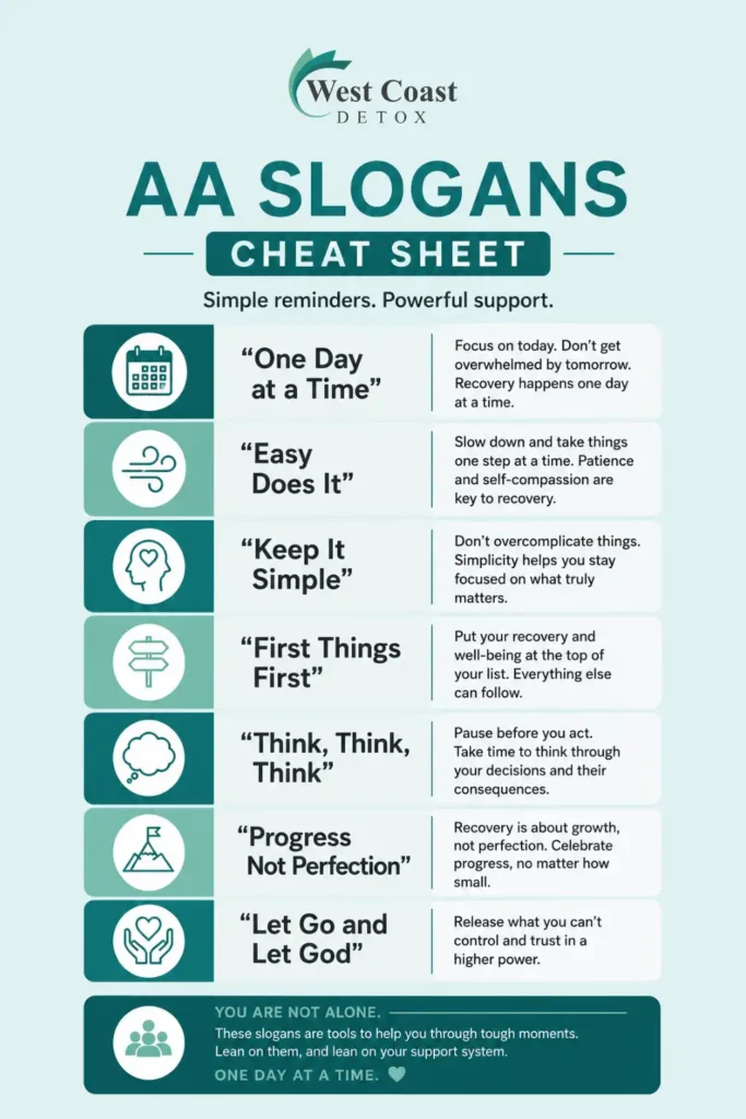 WCS AA Slogans Infographics