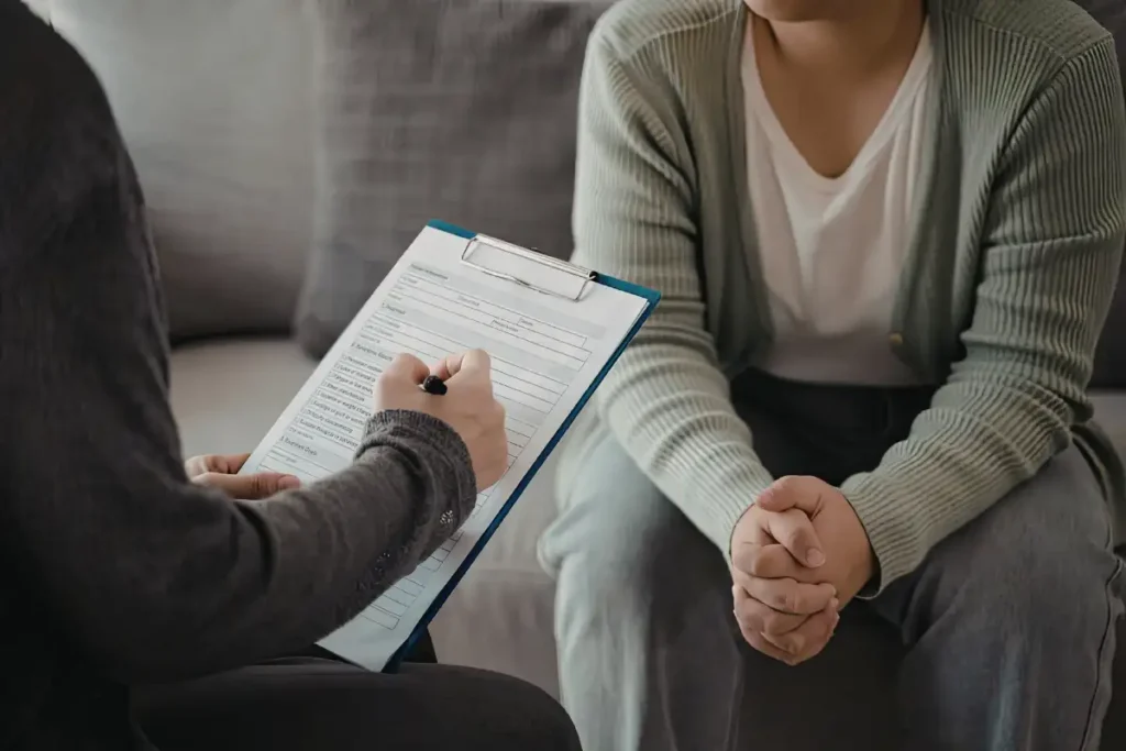 Professional consultation session