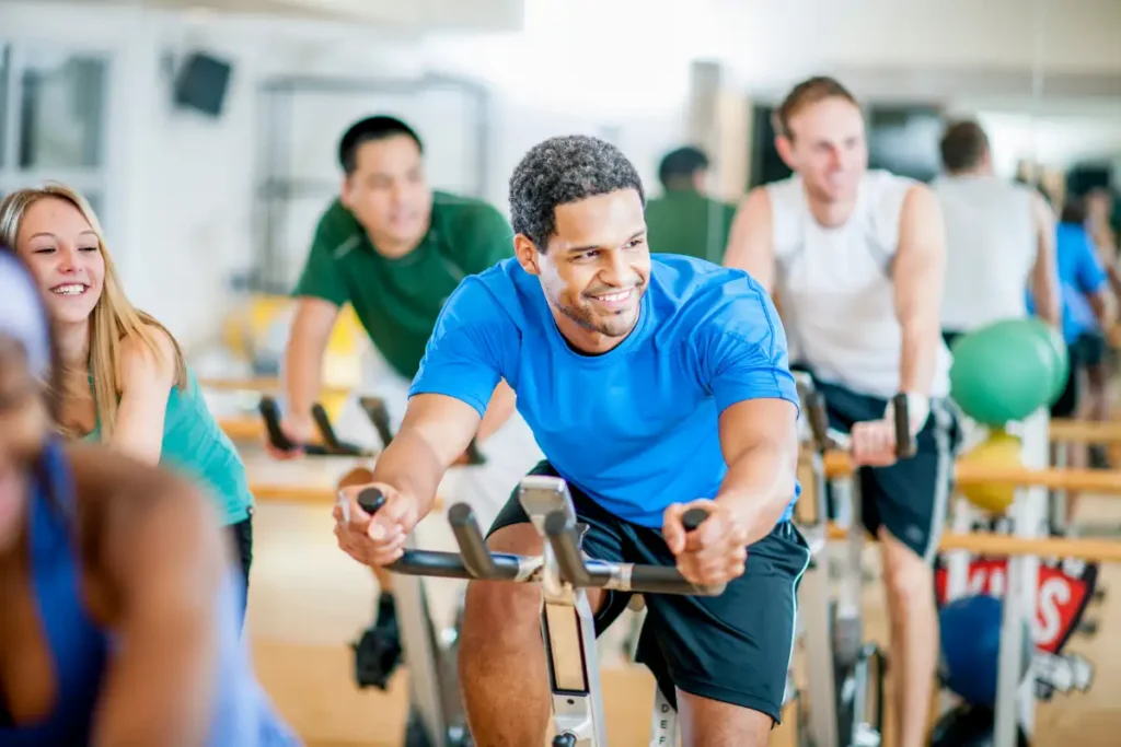 Group cycling classes