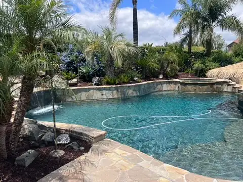 West Coast Detox Cleveland House Poolside view