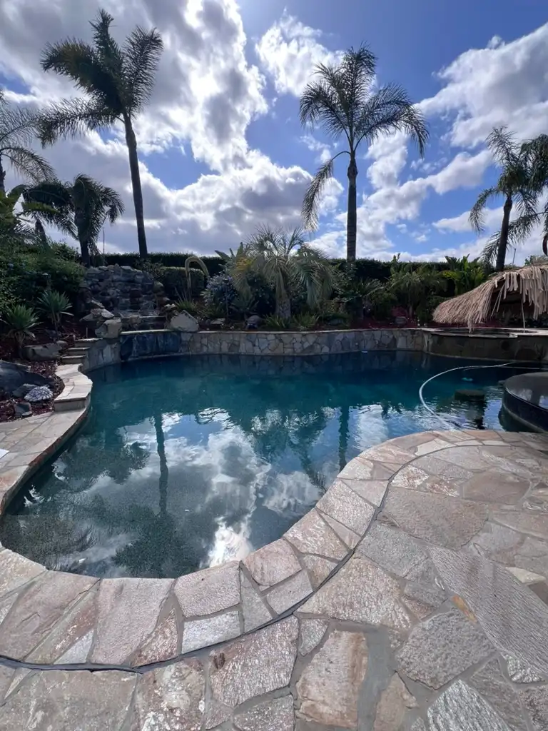 West Coast Detox Cleveland House pool area