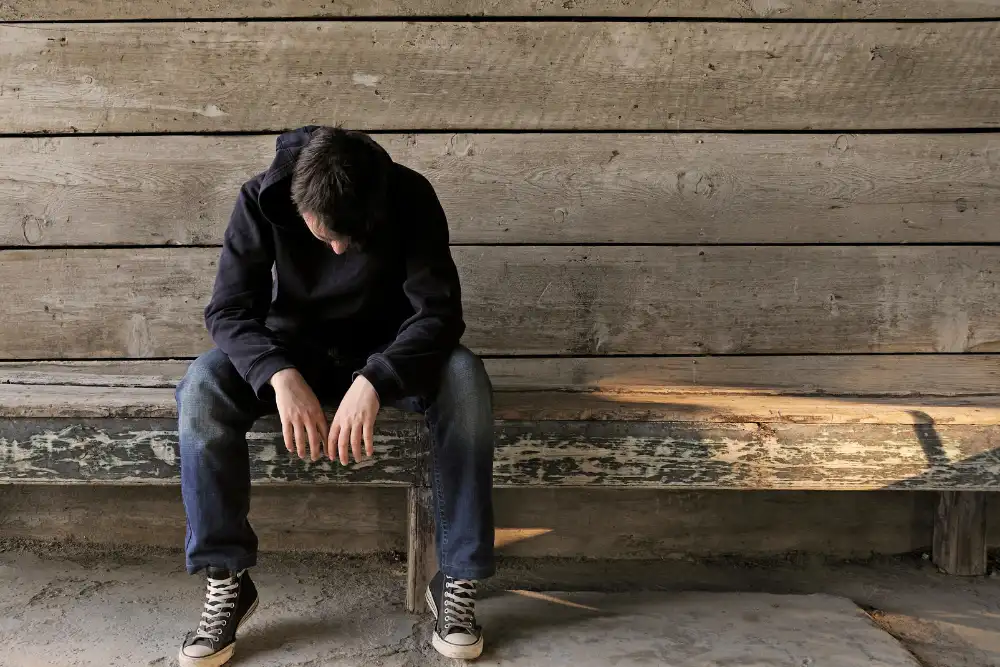 alone man
