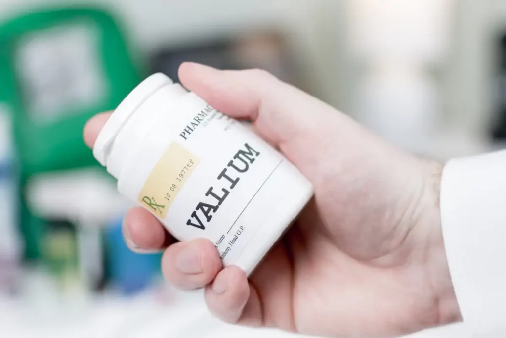 Doctor holding medicine - Valium