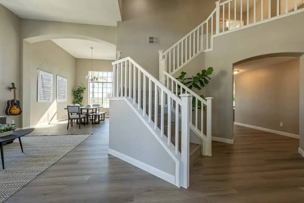 Indoor stairs at West Coast Detox