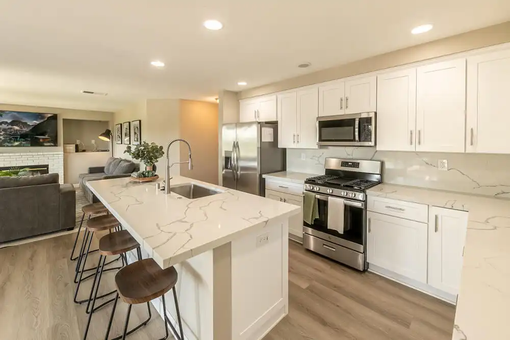 Kitchen area at West Coast Detox
