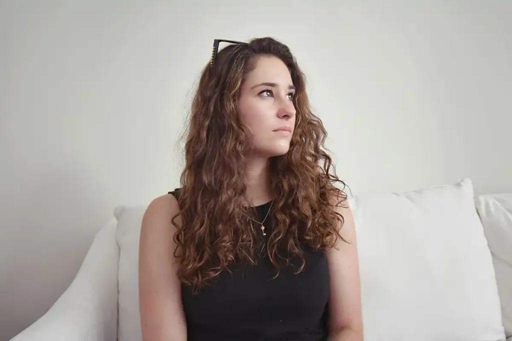 thoughtful woman