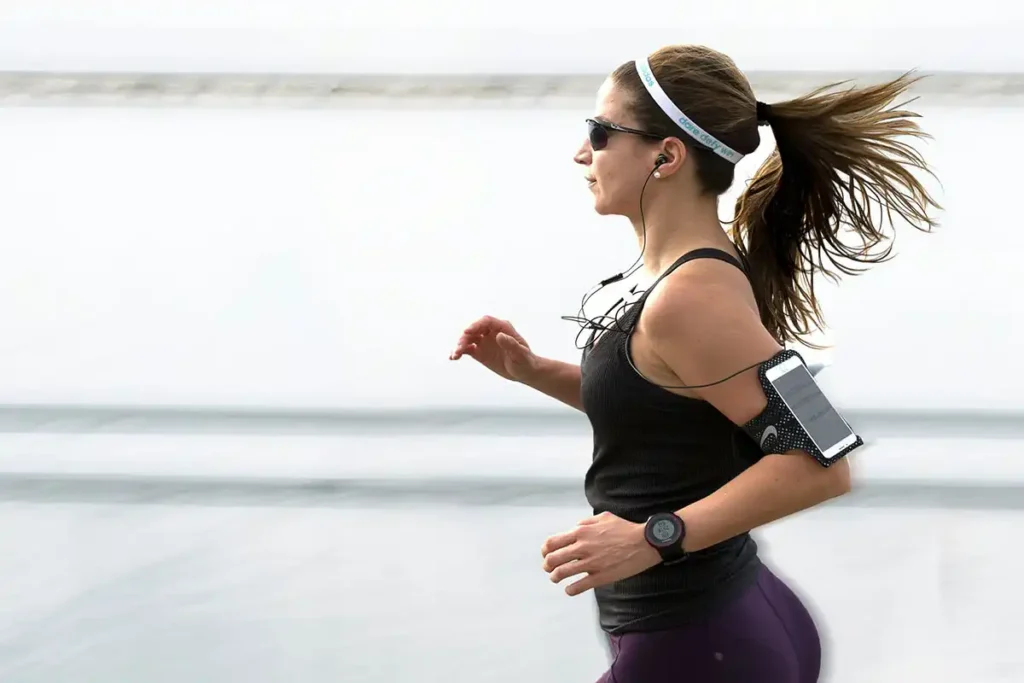 woman running